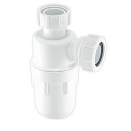 McAlpine C10 Bottle Trap-1.25 inch, White