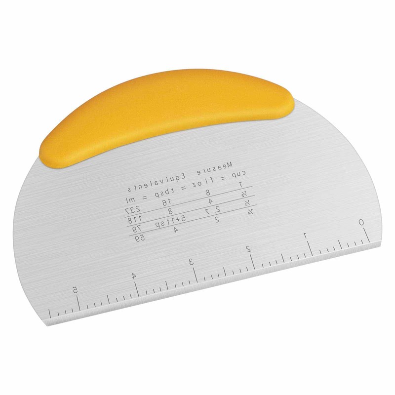 2 PCS Dough Scraper, Dough Cutter with Food Grade Stainless