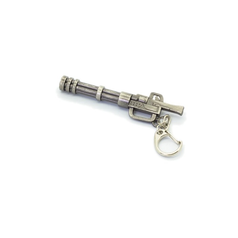 MiNGFi Gatling Machine Gun Metal Model Keyring Keychain Pendant
