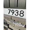 5 Inch Modern Plastic House Numbers and Letters with hardware