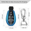 QBUC for Dodge Key Fob Cover with Keychain TPU Key
