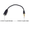 ELNONE 1.5M/5 Feet 2.5mm AV Cable to 3 RCA Aux