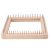 Mini Square Knitting Tool with Hooks Wooden Crochet Board for