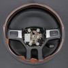 MEWANT Hand Sewn 3D Style Steering Wheel Cover Wrap for