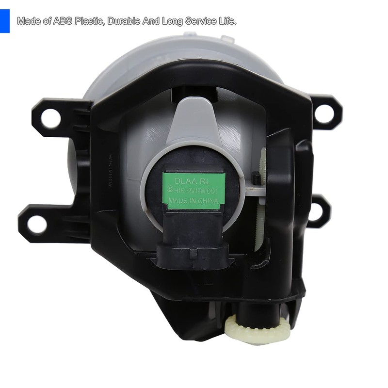 Spec-D Tuning Clear Bumper Driving Fog Lights + Bulbs +