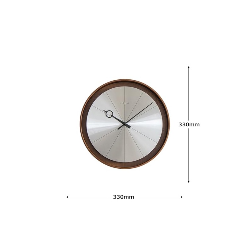Elcomune NXT-J043 Disc Aluminum Wall Clock