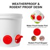 Gugull DIY Chicken Feeders No Waste, Automatic Chicken Feeders and