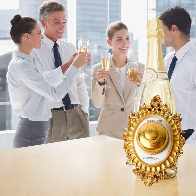 TOPANBIETER 999 Champagne Bell Shine Effect Stylish Luxury Decoration with