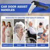 2Pcs Car Door Assist Handle, 3 in 1 Multifunction Portable