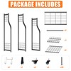 TORACK Golf Bag Storage for Garage, Rolling Golf Bag Stand