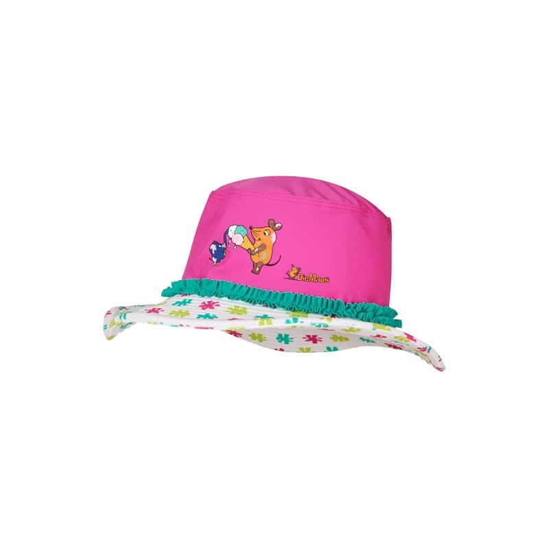 Playshoes Girls' UV Protection Sun Hat Swimming Hat Headwear, the