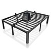 ROIL 14 inch Metal Queen Bed Frame with Rounded Corner