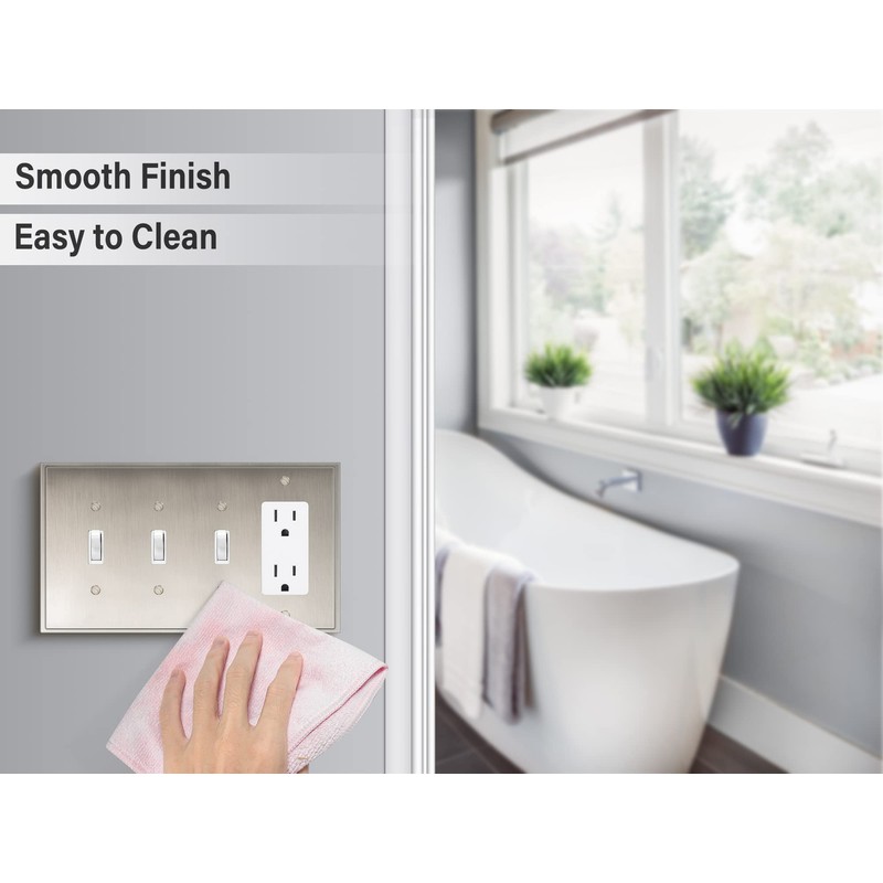 Henne Bery Soft Modern Decorative Wall Plate Switch Plate Outlet