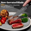 Steak Knives Set of 8, 5 Inch Non Serrated Steak