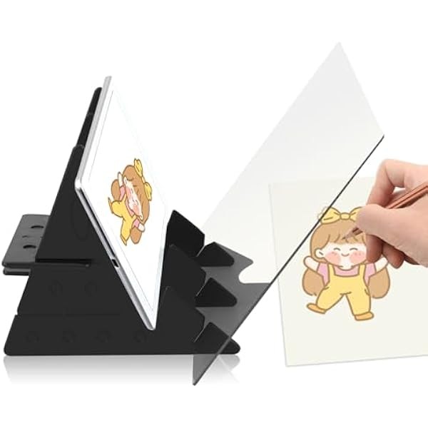 Optical Drawing Board, Portable Image Tracing Board for Phone and