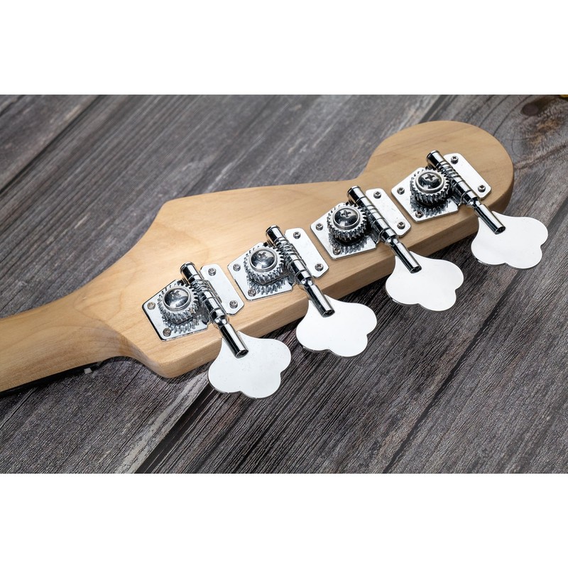 Musiclily 4-in-line Open Gear Bass Tuners Tuning Pegs Keys Machine