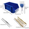 Reptile Digging Box Plastic Leopard Gecko Burrowing Habitat Hide Box