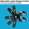 No Drilling Flag Pole holder for Railing, Flag Pole Mount