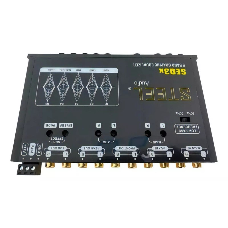Steel Ecualizador Con Epicentro Steel 5 Bandas Seq3x Line Driver