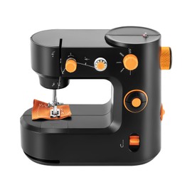 Portable Electric Household Sewing Machine with LED Light Automatic Thread Winding and Tangent Line Function Two-Way Sewing Two Modes