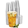 Pack of 50 Clear Plastic with Lids - Leak-proof Design