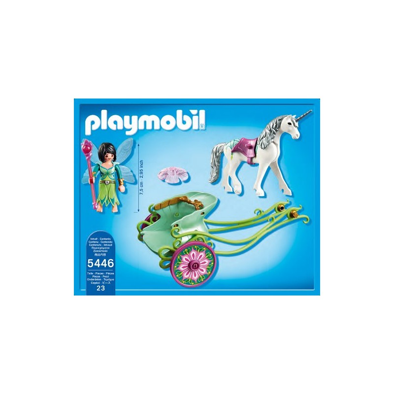 Playmobil 5446 Unicorn Carriage with Butterfly Fairy