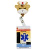 Goat Nurse Badge Reel, Retractable Pediatric RN ID Holder, Animal
