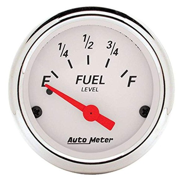 Auto Meter 1318 Arctic White Fuel Level Gauge