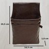Marco Amrini Waiter's Wallet, Wallet Holster Faux Leather Holster for
