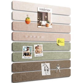 Small Cork Bulletin Board Tiles, Felt Wall Decor and Office Desk Accessories for Vision, Message Center, Picture and Prayer Board, Dorm, Room, Home Office Essentials and Organization(Linen Dusk)
