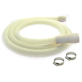 TT FLEX - Extensión de manguera de drenaje para lavaplatos, manguera de descarga de 6 pies, corrugada y flexible de repuesto para lavaplatos con abrazadera