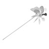 360 Degree Rotation Swivel Weathervane Stainless Steel Windmill Weather Vane