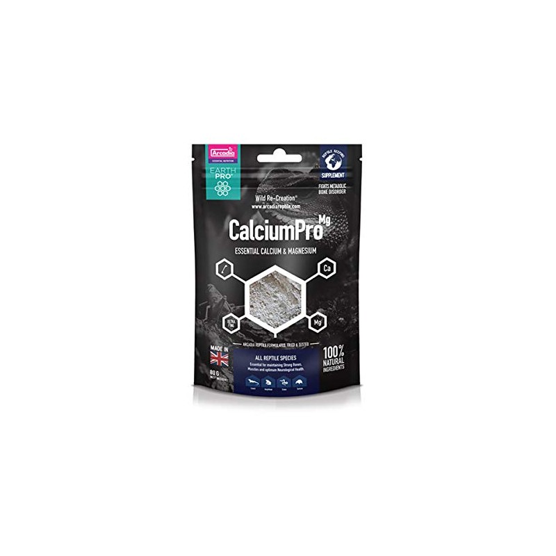 Arcadia - EarthPro-CalciumPro-Mg - 80g - Easy To Use -
