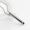 Sarini 2PCS Stainless Steel Whistle Meditation Mindful Breathing Relieve Anxiety