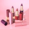 Red Metallic Lipstick for Women,Highly Pigmented Lightweight Shimmer Frosted Lipstick,Glitter