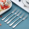 GOBOOMAN Fruit Forks Salad 12pcs 304 Stainless Steel Tasting Appetizer