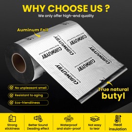 Butyl Sound Deadening 36 sqft Sound Deading Material for Cars Powerful Noise Reduction Sound Deadening Mat Automotive Sound Deadener Heat Sound Insulation Mat Soundproofing