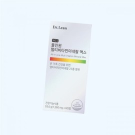 Dr.Lin 6 Month All-in-One Multi Vitamin Mineral Max Multivitamin Supplement 60 Tablets 3 Multivitamin Mineral 5114360 / 닥터린 6개월 올인원 멀티 비타민 미네랄 맥스 종합비타민 영양제 60정 3개 멀티비타민미네랄 5114360