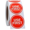 Hylabelest USE First Trilingual Removable Label 1.5 Inch Freezer Stickers