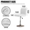 Psesaysky Brown Leopard Bar Stool Seat Covers with Elastic Band