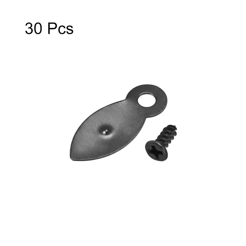uxcell Frame Turn Button, 7/8" Metal Flat with Screws for