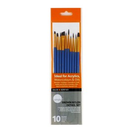 Daler Rowney Brushes Set for Acrylics, Watercolours & Oils