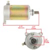 Caltric Starter & Relay for Bombardier Can-Am Commander 800 2011