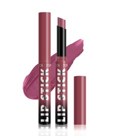 COOL STORY Matte Lipstick Lightweight Blurring Formula with High Impact Pigment, Long-lasting, 0.07 oz (Mauve Rose)