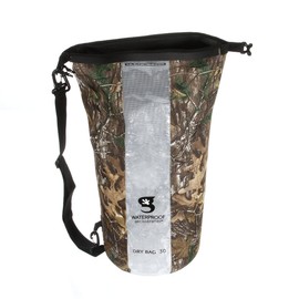 geckobrands Durable View Dry Bag 30L or 7.9 Gallon, Realtree Edge Camo