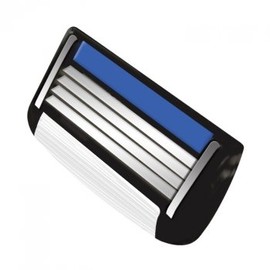 HeadBlade HB4 - 4 Lubricated Razor Blades + 1 Adapter