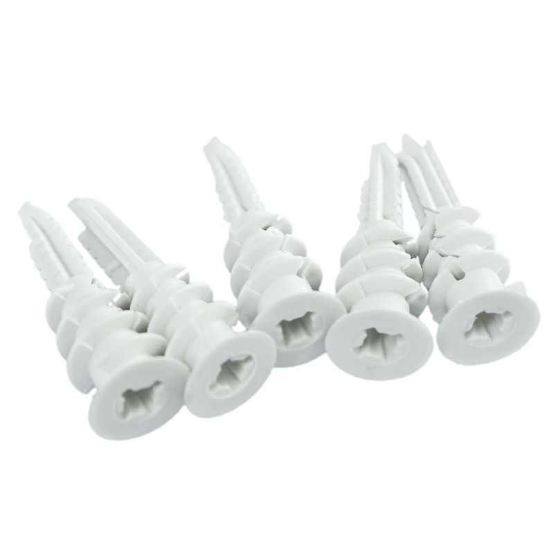 Drywall Anchor Kit 100pcs – Self Drilling Wall Plugs &