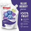 Mazzoni Blueberry Puree, 100% Pure Blueberries, Just Fruit, No Sugar