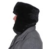 Harrys-Collection Men's Hat Made from the Finest Rabbit Fur Black