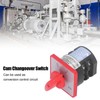 Changeover Switch PC Flame Retardant Combination Selector Switch 2 Sections